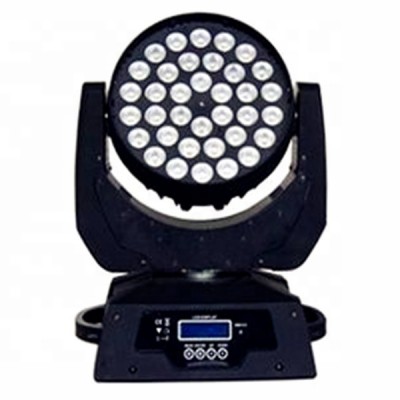 China manufacturer hot sale 10w*36pcs wash zoom led moving head light RGBW 4 in 1 for wedding party nice stage lights