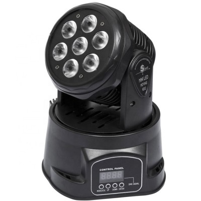 Baisun brand China yiwu price laser moving head light 7pcs*10w dj moving head light LED RGBW 4in1 nightclub