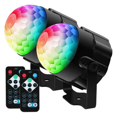 BAISUN brand birthday home party lighting led mini led RGB crystal magic ball light free shipped in USA warehouse