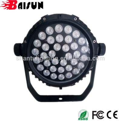 Professional Stage Light Baisun Waterproof 36pcs IP65 LED Par Light RGB 3IN1 Multi color DJ Lights