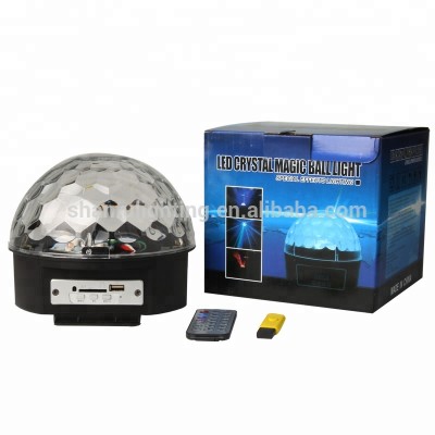 baisun brand MP3 magic ball light  remote sound control usb play music ball light